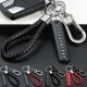 thumbnail image 4 of LLavero de cuero sintético con cuerda tejida para coche, colgante antipérdida para bolso, soporte para llavero, joyería de regalo, 1 piezas, 4 of 4
