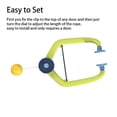 thumbnail image 1 of Table Tennis Self-training Set Hanging Trainer 2 Racket Hand-eye Coordination Teaching Double Sparring Toy Party Favors 2 rackets+6 balls, 1 of 9