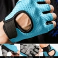 thumbnail image 7 of Breathable Workout Gloves for Men Women, Padded Weight Lifting Gloves with Wrist Wraps Support, Full Palm Protection, Grip for Gym Training, Fitness, Weightlifting, Exercise Fingerless, 7 of 7