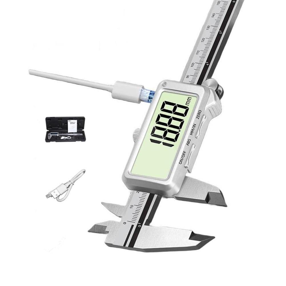 Rechargeable Digital Vernier Caliper: High for Precision Measurements with USB-C