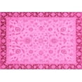 thumbnail image 1 of Ahgly Company Indoor Rectangle Oriental Pink Traditional Area Rugs, 7' x 9', 1 of 4