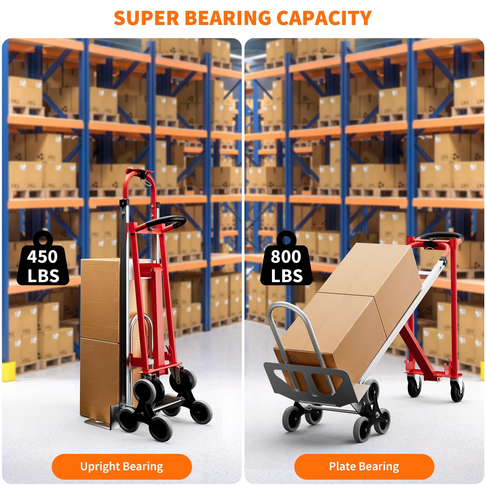 Huisuilinss Folding Hand Truck,3 in 1 Convertible Hand Truck Dolly,Utility Cart Platform Cart,Aluminum Moving Dolly With Wheels For Moving Warehouse Transport Appliance Delivery Travel,1PCS