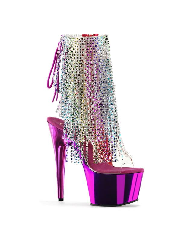 ADO1017RSF/C-MC/FSCH Pleaser Platforms Ankle/Mid-Calf Boots Size: 5 ADO1017RSF/C-MC/FSCH Pleaser Platforms Ankle/Mid-Calf Boots Size: 5