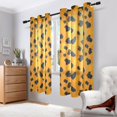 thumbnail image 6 of Leopard Print Pattern Blackout Curtains Thermal Insulation 63 inch Grommet for Bedroom Living Room Bathroom Kitchen Windows 2 Pack, 6 of 6