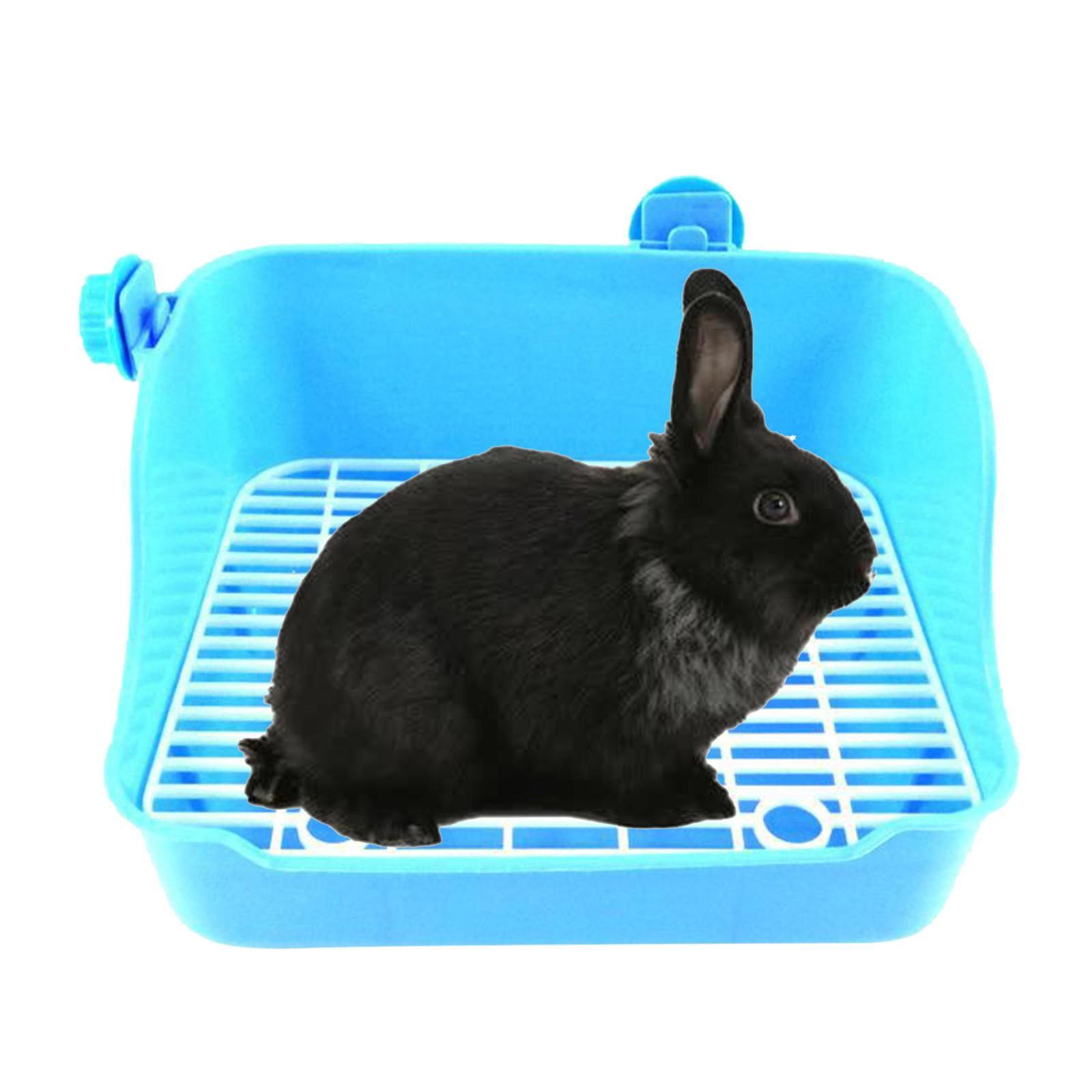 Small Poo Tray Rabbit Rabbit Toilet Corner Rabbit Litter Tray – Triangular Potty Box For ...