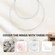 thumbnail image 4 of 10Pcs Dream Catcher Anillo de hierro Aro en forma de Dream Catcher Aro DIY Dreamcatcher hecho a mano (5pcs pequeña + 5pcs grande), 4 of 6