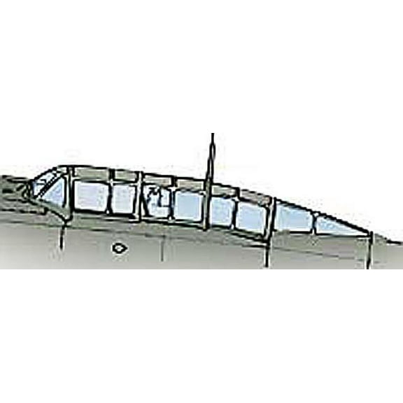 D4Y1/4 Judy Vacuform Canopy for Fine Molds (1/48 model kit accessory)