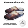 thumbnail image 6 of Wukai Fox Couple Print Women's Indoor Bedroom Slipper Slip On Shoes, Unisex House Shoes with Anti-Skid Sole for Men, Gift for Women Men-8, 6 of 7