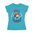 thumbnail image 1 of Playera Fan Army Justice League Talla 8 mera manga corta azul turquesa, 1 of 4