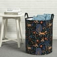 thumbnail image 6 of Zufioo fall fox deer bird Print Round Dirty Clothes Basket, Waterproof Standing Dirty Clothes Bag, Suitable for Home, Bathroom, Car Trunk-, 6 of 6