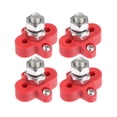 thumbnail image 1 of Unique Bargains 4pcs Car Junction Block M10 Single Stud Dual Power Post Insulated Terminal Stud Distribution Block Red, 1 of 7