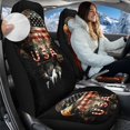 thumbnail image 2 of Uorisanigo Seat Covers for Cars, Trucks, & SUV - 2 Pack Universal USA Flag Bald Eagle Auto Protectors for Front Seats - Front Seats Cover for SUV Interior Covers & Seat Cover Accessories, 2 of 7