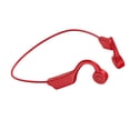 thumbnail image 3 of BL15 es de conducción ósea Bluetooth Oreja abierta IPX5 inalámbrico plegable impermeable para trabajo Control de botón de - rojo en caja, 3 of 10