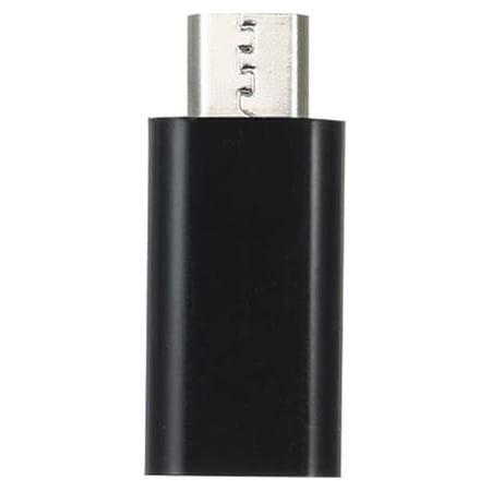 Type-C to Micro USB Convert Connector Charging Data Sync Female to Male Adapter Black
