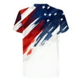 thumbnail image 4 of cllios 4th of July T Shirts for Men Red White and Blue Graphic Tees Lightweight Short Sleeve Workout Tshirts Independence Day Patriotic American Flag Shirts, 4 of 5