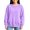 Light Purple, variant on HAJWOH Teen Girls Boys Oversized Crewneck Sweatshirts Pullover Tops Toddler Kids Long Sleeve Sweatshirts