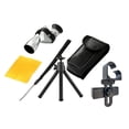 thumbnail image 4 of Telescopio monocular compacto de metal con lente objetivo de 21 mm compatible con smartphones, accesorios para acampar al aire libre y senderismo. 8 piezas, 4 of 9