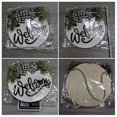 thumbnail image 3 of Door Welcome Sign Farmhouse Door Front Door Decoration Rural Green Plants Round Wooden Hanging Sign, 3 of 5