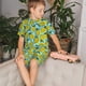 thumbnail image 4 of Balery Lemon1 Conjunto de Pijama Infantil de Manga Corta con Estampado – Ropa de Dormir de Algodón Suave-Medium, 4 of 6