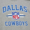 thumbnail image 4 of Men's Mitchell & Ness Heather Gray Dallas Cowboys Vintage Logo Pullover Sweatshirt, 4 of 6