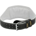 thumbnail image 6 of RDX Weight Lifting Belt Gym Fitness, Cowhide Leather, 4” 6” Padded Lumbar Back Support, 10 Adjustable Holes, Weightlifting Powerlifting Bodybuilding Deadlift Squat Workout Strength Training, Men Wome, 6 of 8