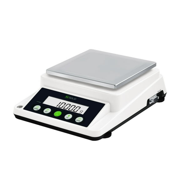 U.S. Solid Digital Analytical Balance 6.1kg/6100g x 0.1g Electronic Lab Precision Scale with 1 LCD Screen, 4 Units Available, RS232 Interface