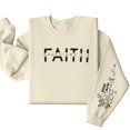 thumbnail image 6 of KimSoong Women Christian Sweatshirt Faith Shirts Jesus Sweatshirt Christian Religious Crew Neck Long Sleeve Pullover Tops, 6 of 9