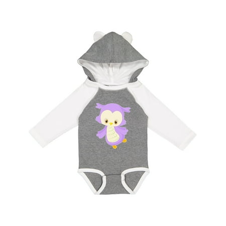 

Inktastic Cute Purple Bird Gift Baby Boy or Baby Girl Long Sleeve Bodysuit