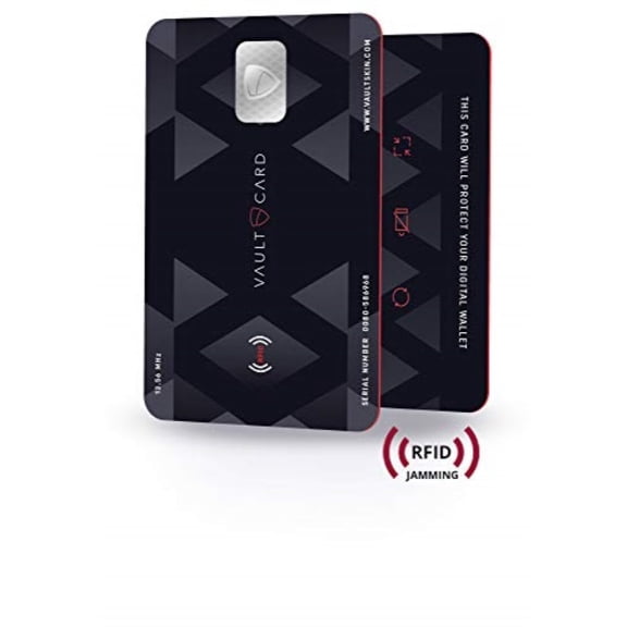 Vaultskin VAULTCARD RFID Blocking Card, NFC Wallet Protector for Credit Cards & ID