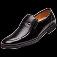thumbnail image 4 of XIHAHA, zapatos informales de cuero de alta calidad para hombre, zapatos náuticos cómodos sin cordones a la moda para hombre, nuevos mocasines de primavera, calzado para hombre, 4 of 5