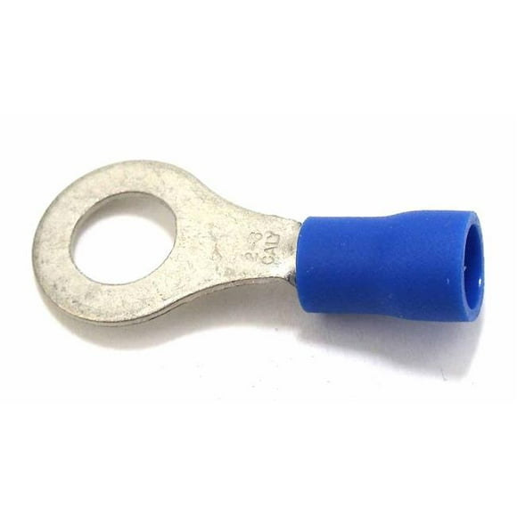Twinpoint RT14-BL Borne Annulaire de 0,25 Po pour Calibre 14-16, Bleu - Pack de 100