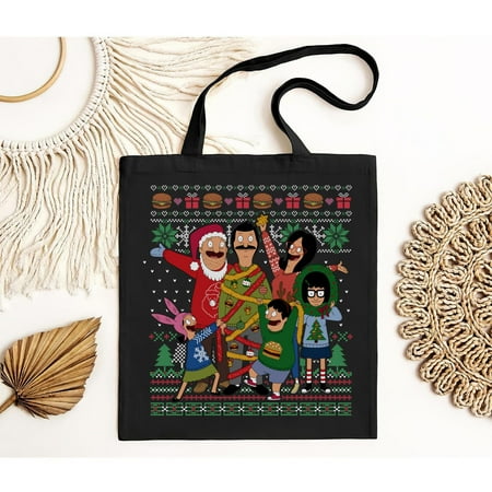 vintage Bob Family Bob®s Burgers Merry Xmas Tote Bag Up To   A bargain for you.-TH19953