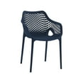 thumbnail image 4 of Meridian Furniture Mykonos Navy Outdoor Patio Dining Chair (Set of 4), 4 of 8