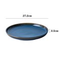 thumbnail image 2 of Ceramic Plates Creative Tableware Personalized Hotel Restaurant Steak Plate Shallow Flat Plate Serving Dishes, 2 of 7