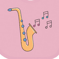 thumbnail image 4 of Inktastic Saxophone Player Music Girls Baby Bib, 4 of 4
