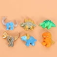 thumbnail image 2 of Dinosaur Shapes 6-grids Fondant Mold Baking Tool Lovely Animals Food Children's Pudding Chocolate Candy Soap Tray Decorating Tools, 2 of 8