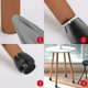 thumbnail image 3 of Protector de patas de silla, 32 piezas, almohadillas de goma antideslizantes para patas de silla, protectores de pies antiarañazos con tapas de fieltro para silla (12-16 mm), 3 of 5