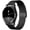 Black, variant on Bean Information Technology Fusion Smart Watch Compatible with Android Phones, Black with Stainless Strap