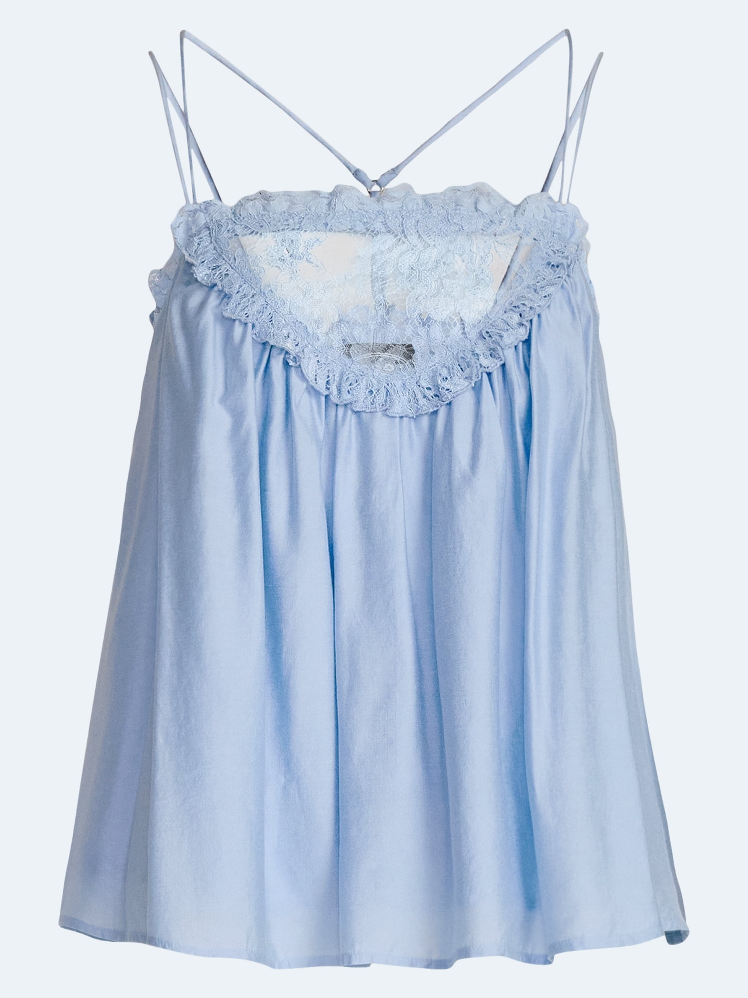 Scoop Women's and Women's Plus Flowy Lace Tank Top, Sizes XS-4X