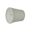 thumbnail image 5 of Aspen Creative 32721-2 Small Hardback Empire Shape Chandelier Clip-On Lamp Shade Set (2 Pack), Transitional Design in Grey, 4" bottom width (3" x 4" x 4"), 5 of 7