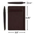 thumbnail image 5 of Credit Card Holder,Wallets for Men and Women,Leather card Wallet,Slim & Thin Pocket Wallet Money Clip RFID Blocking, 5 of 6