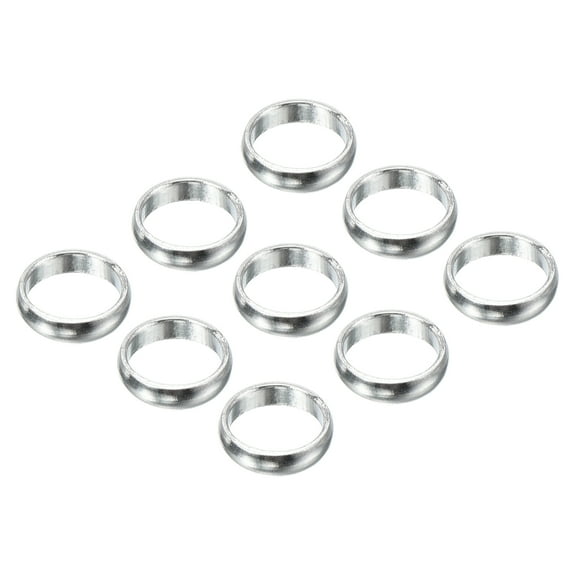 Uxcell Dart Shaft Rings, Aluminum Dart O-Ring Accessories - 9 Pack (Silver Tone)