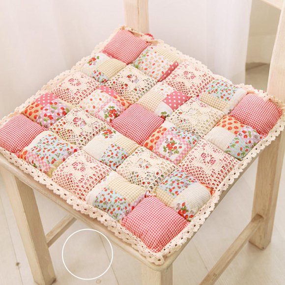 Alfombrilla para silla con de 40 cm x 40 cm, almohadilla de asiento Universal suave y lavable para interiores y exteriores, accesorios de dec , Estilo A