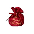 thumbnail image 2 of ddioayh Christmas Velvet Drawstring Gift Bag, Durable Cloth Material with Secure Closure for Holiday Packaging, Festive Decoration for Christmas Eve & Home Décor, 2 of 6