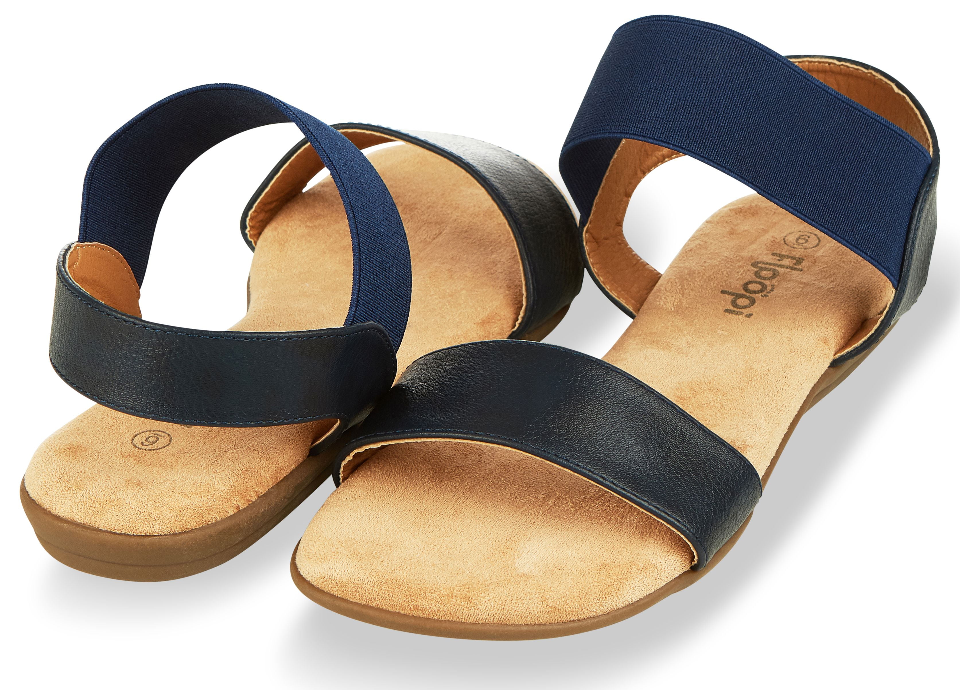 elastic strap soft sole sandals