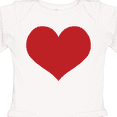 thumbnail image 4 of Inktastic Red Heart Valentine Boys or Girls Long Sleeve Baby Bodysuit, 4 of 5