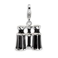 thumbnail image 1 of FB Jewels Sterling Silver Enamel Binocular w/Lobster Clasp Charm, 1 of 1