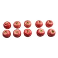 thumbnail image 4 of 10Pcs Simulation Fruit Plastic Fake Red Apples Artificial Green Apples Kitchen Home Party Decoration Photography Props (Red), 4 of 9