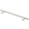 thumbnail image 3 of Bar Cabinet Pull, 160 Millimeters, 220mm Overall Length, Satin Stainless Steel by Stone Harbor Hardware, 3 of 4