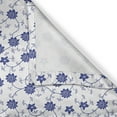 thumbnail image 6 of Ambesonne Blue Valance & Curtain, Chinese Floral Nature, 55"x45", Violet Blue White, 6 of 6